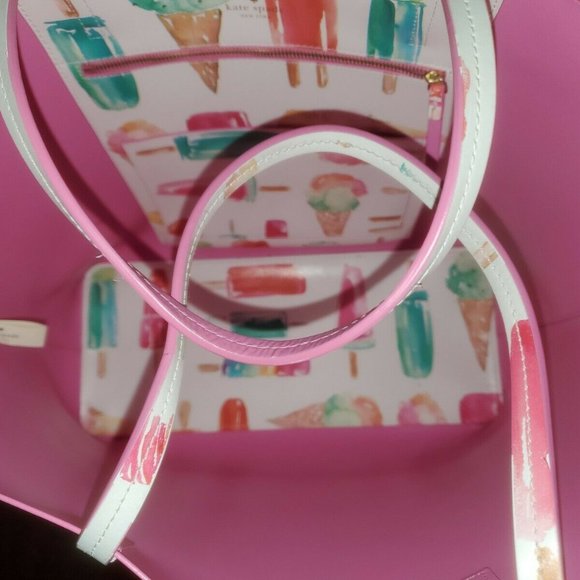 Kate Spade Ice Cream Popsicle Large flavor of the month Tote Purse - Picture 2 of 6